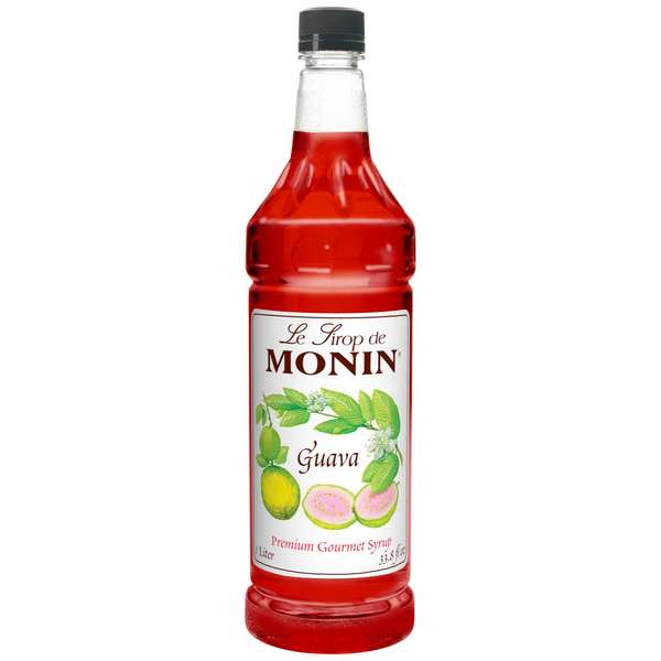 Monin Monin Guava Syrup 1 Liter Bottle, PK4 M-FR066F